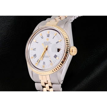 Ss & Gold Jubilee Bracelet Rolex Men Date Watch Roman-Dial