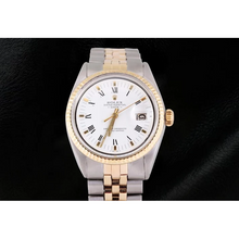 Ss & Gold Jubilee Bracelet Rolex Men Date Watch Roman Dial