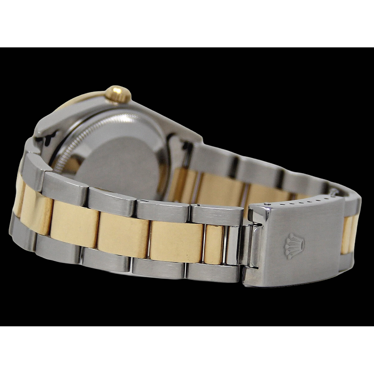 Ss & Gold Ladies Man Rolex Date Series Watch Two Tone