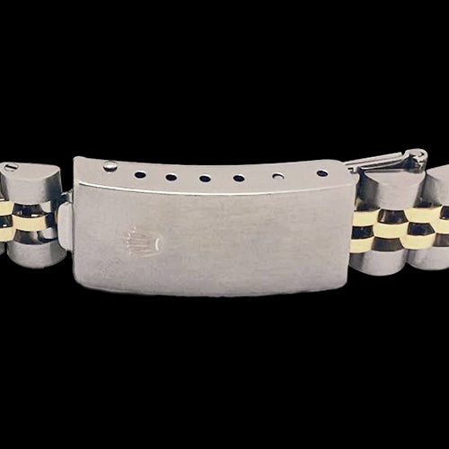 Ss Gold Rolex Ladies Datejust Watch Diamond Dial Channel Set Bezel