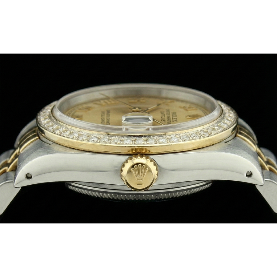 Ss & Gold Roman Dial Women Watch Rolex Datejust Jubilee