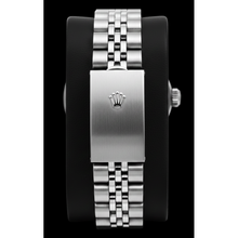 Ss Jubilee Bracelet Black Stick Dial Natural Earth Mined Diamond Bezel Rolex Watch