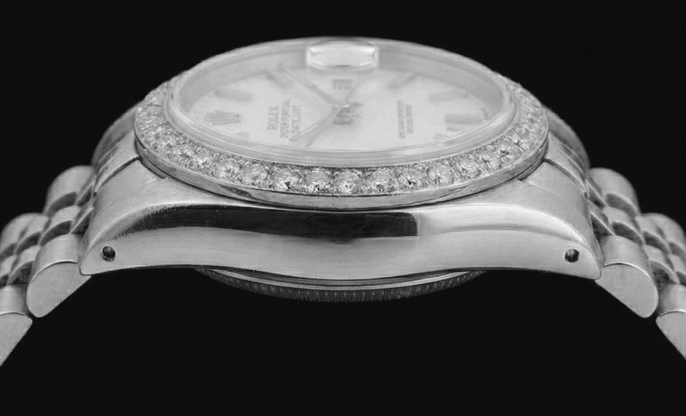 Ss Jubilee Bracelet Rolex Women Watch Stick Dial Natural Earth Mined Diamond Bezel