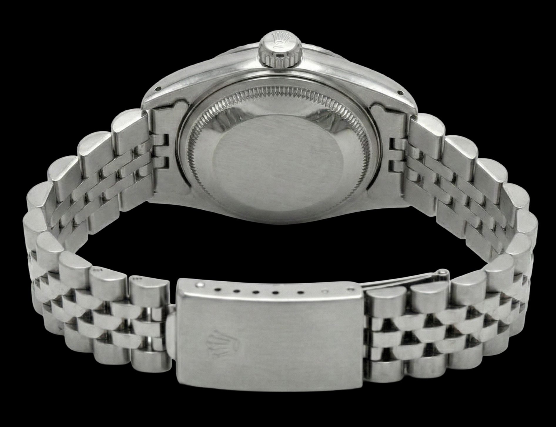 Ss Jubilee Lady Date Watch Silver Stick Dial Rolex Datejust