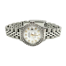 Ss White Diamond Dial Bezel Jubilee Rolex Datejust Lady Watch