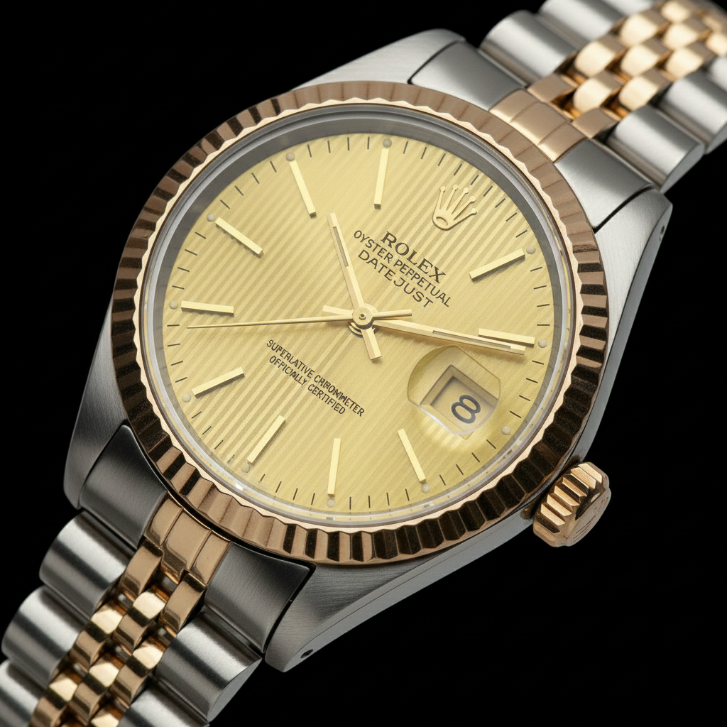 Ss & Yellow Gold Jubilee Rolex Datejust Dial Ladies Watch