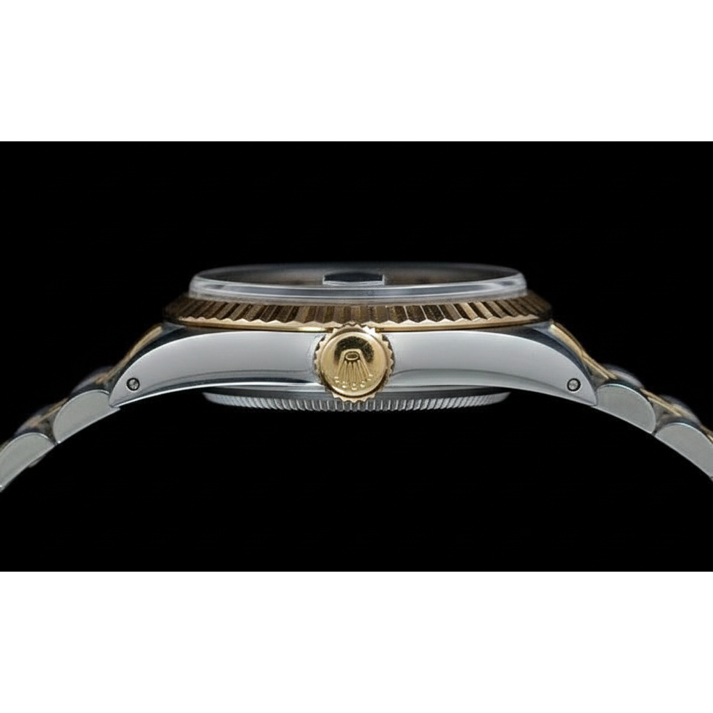 Ss & Yellow Gold Jubilee Stick Dial Datejust Rolex Women Watch