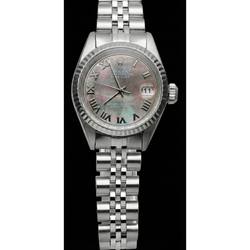 Stainless Steel Jubilee Rolex Gray Roman Dial Rolex Watch