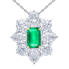 Shimmering Stone Pendant Necklace 4.50 ct – main view