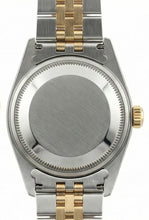 String Natural Earth Mined Diamond Dial Datejust Rolex Ladies Watch Ss & Gold