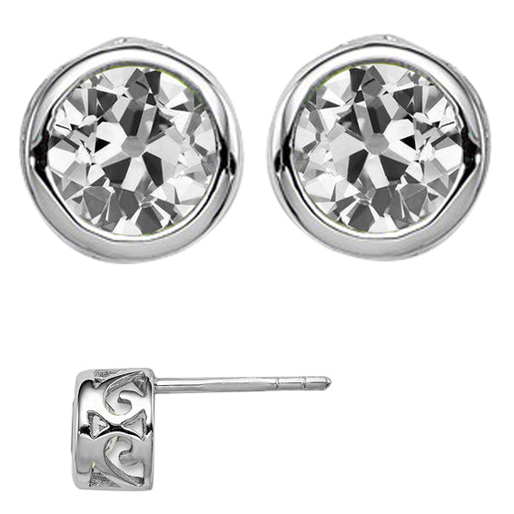 Bespoke Drop Earrings 4 ct – main view