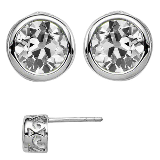 Bespoke Drop Earrings 4 ct – main view