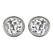 Refined Fine Diamond Stud Earrings 3.50 ct – main view