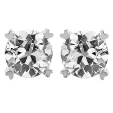Drop Earrings 14K White Gold with Brilliant Diamond – main view