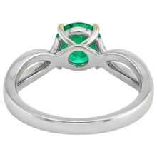 Handmade Precious Stone Ring 2 ct – back view