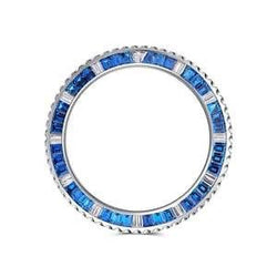 Men's Cornflower Blue Sapphire Watch in Stainless Steel – ct