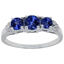 Tanzanite AAA Round Natural Earth Mined DIAMOND ( NOT LAB GROWN ) 2.75 Carat Ring Gemstone Jewellery