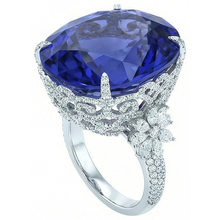 Tanzanite Cocktail Ring For Women