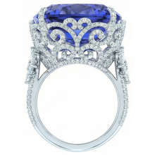 Tanzanite Cocktail Ring For Women