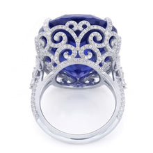Tanzanite Cocktail Ring For Women