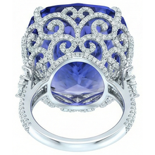 Tanzanite Cocktail Ring For Women