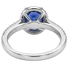 Tanzanite Oval And Round Natural Earth Mined DIAMOND ( NOT LAB GROWN )s 5.25 Carat Ring Pave DIAMOND ( NOT LAB GROWN )s New