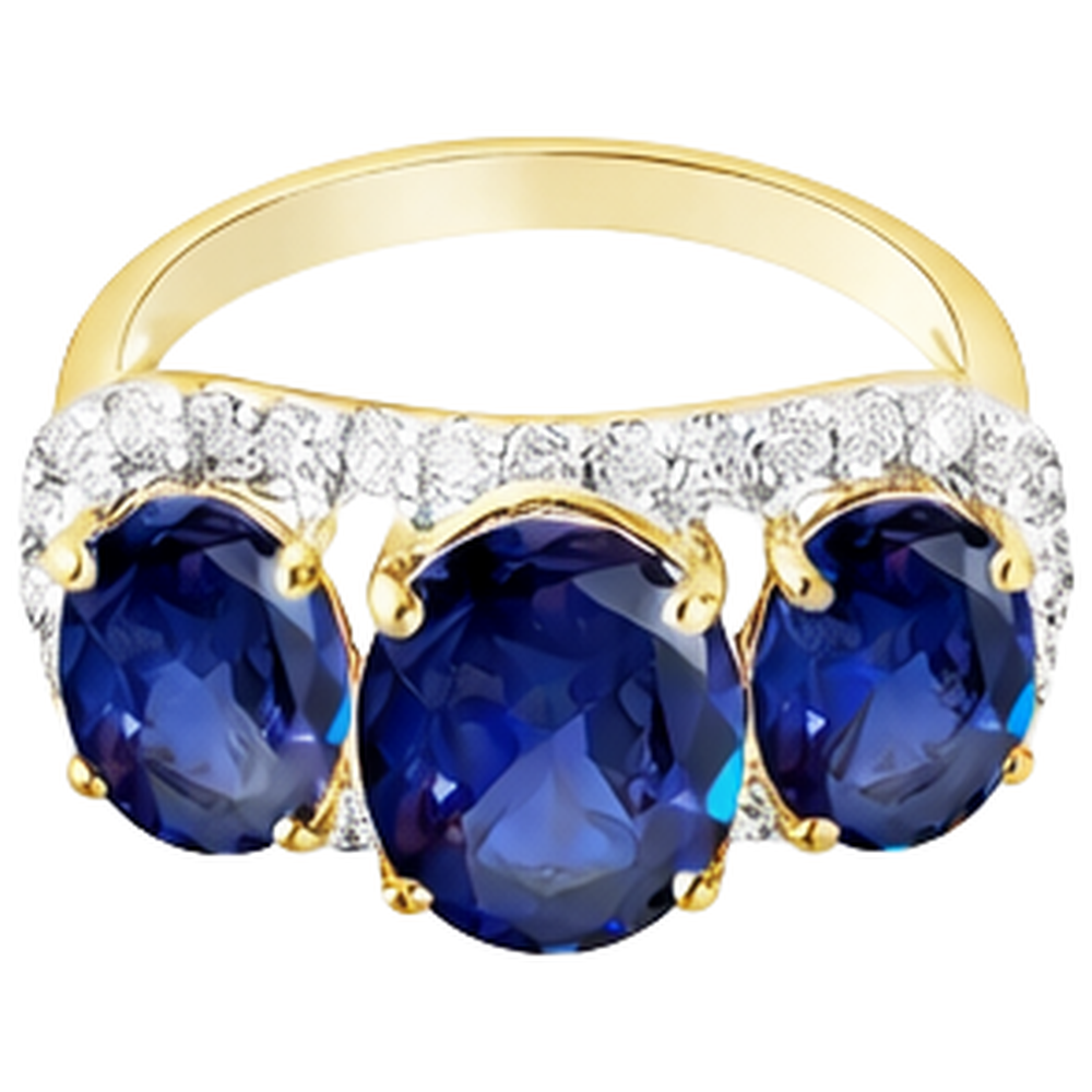 Tanzanite Oval And Round Natural Earth Mined DIAMOND ( NOT LAB GROWN )s 6 Carat Anniversary Ring Jewellery