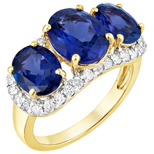 Tanzanite Oval And Round Natural Earth Mined DIAMOND ( NOT LAB GROWN )s 6 Carat Anniversary Ring Jewellery