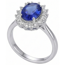 Tanzanite Ring With Natural Earth Mined Diamond White Gold 4.5 Ct Gemstone Jewellery