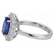 Tanzanite Ring With Natural Earth Mined Diamond White Gold 4.5 Ct Gemstone Jewellery