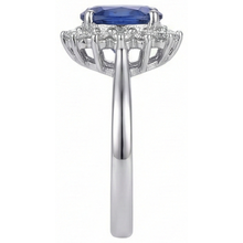 Tanzanite Ring With Natural Earth Mined Diamond White Gold 4.5 Ct Gemstone Jewellery