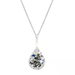 Luxury Fine Diamond Pendant – 1.50 ct 14K White Gold