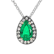Radiant Stone Pendant Necklace 3 ct – main view