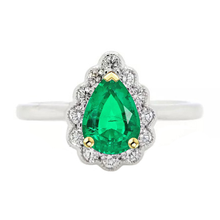 Handcrafted Fine Emerald Gemstone Ring 1 ct – main view