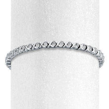 Tennis Bracelet White Gold Fine Jewelry 5 Carats Round Cut Real Diamonds