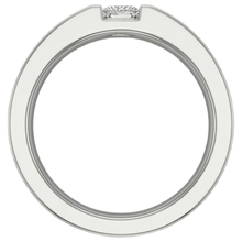 Tension Princess Natural Earth Mined Diamond Anniversary Ring White Gold 14K 0.75 Carats