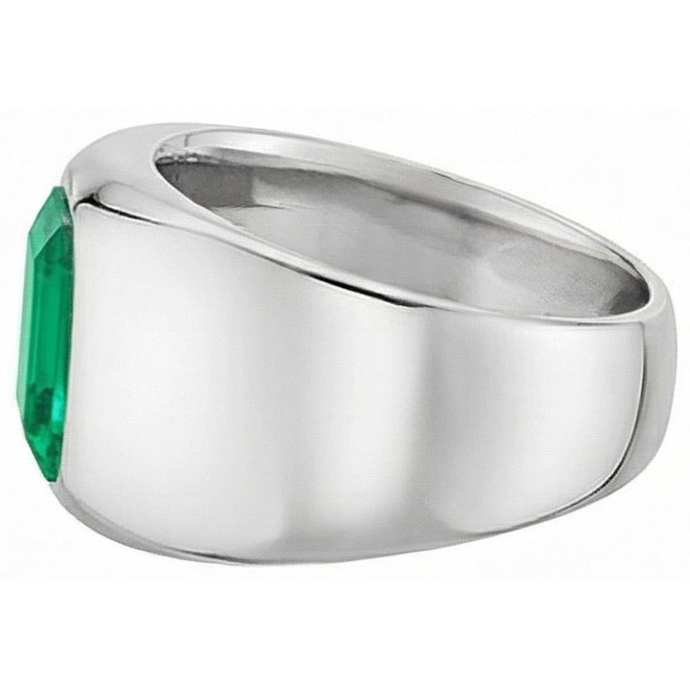 Artisan Colored Stone Ring 2 ct – top view