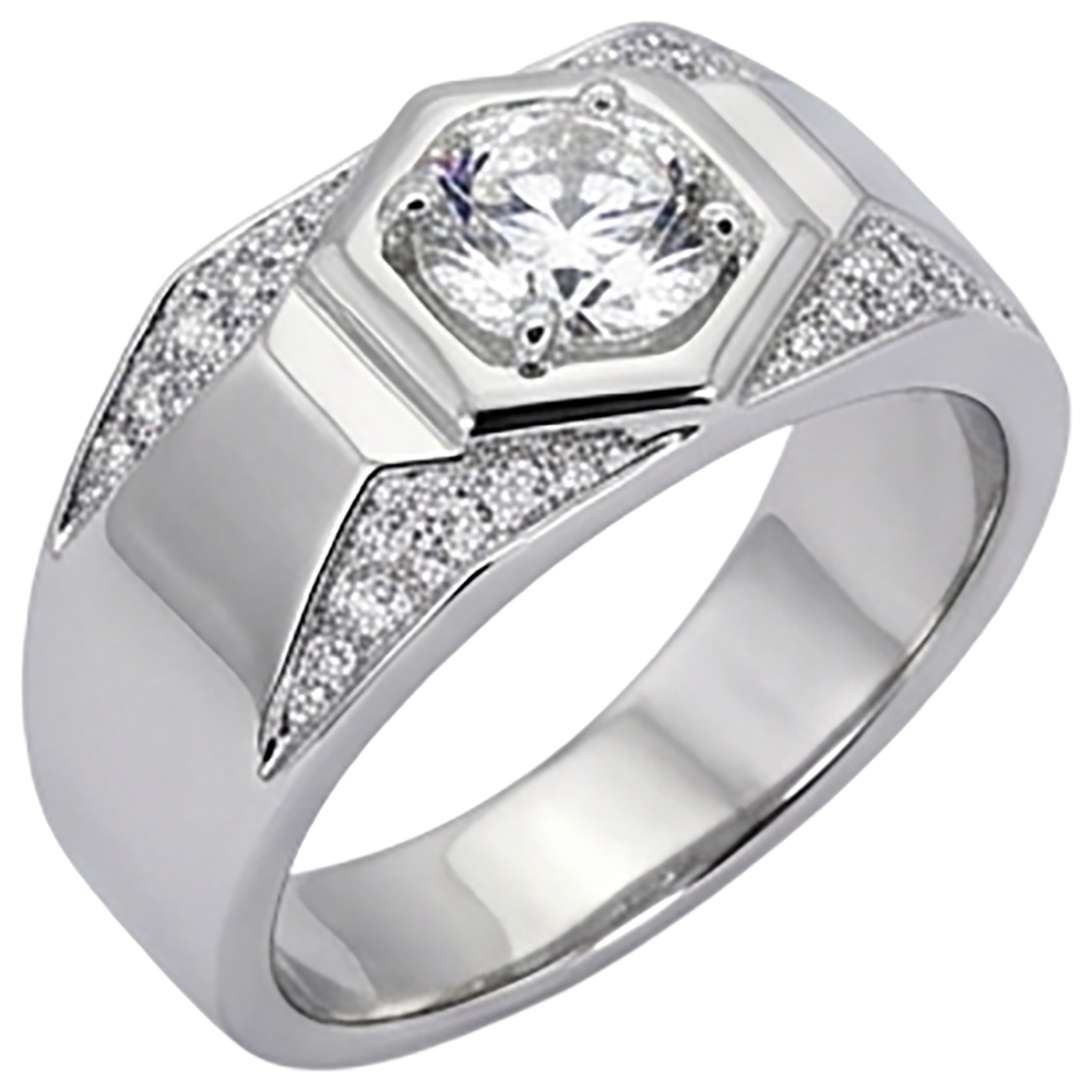 Thick Shank Men's Anniversary Band Round Natural Earth Mined Diamond 1.75 Carats