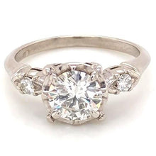Three-Stone Engagement Ring 2.60 Carats 4 Prong Setting Women Real Jewelry