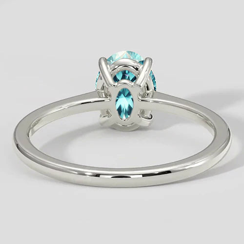 Timeless Oval Paraiba Tourmaline Solitaire