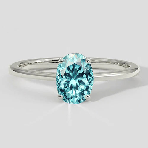 Timeless Oval Paraiba Tourmaline Solitaire