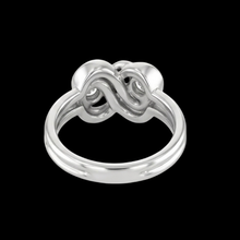 Toi et Moi 1 Carat Genuine Natural Earth Mined Diamond Knot Style Wedding Engagement Ring