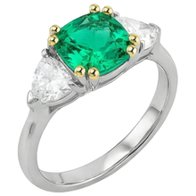 Fine Precious Stone Ring 1 ct – side view
