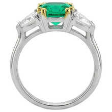 Fine Precious Stone Ring 1 ct – back view