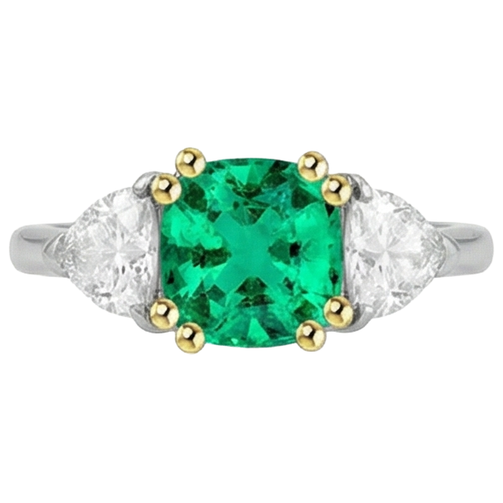 Fine Precious Stone Ring 1 ct – angle view