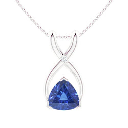 Royal Blue Sapphire IGI Certified Precious Stone Pendant 2.50 ct