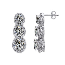 Earth-Mined Fine Diamond Dangle 1 ct 14 Karat White Gold – main view