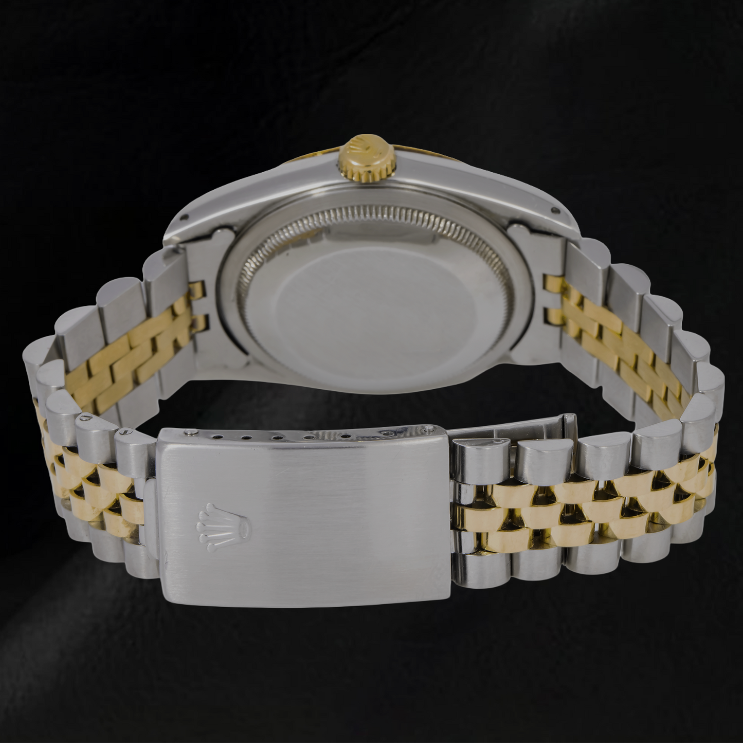 Two Tone Men Rolex Datejust Watch Natural Earth Mined Diamond Dial Jubilee Bracelet