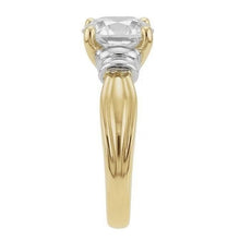 Bespoke Diamond Single Stone Ring 4.50 ct – side view