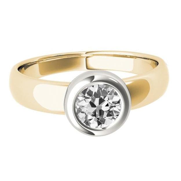 natural round diamond 1.50ct watch side angle